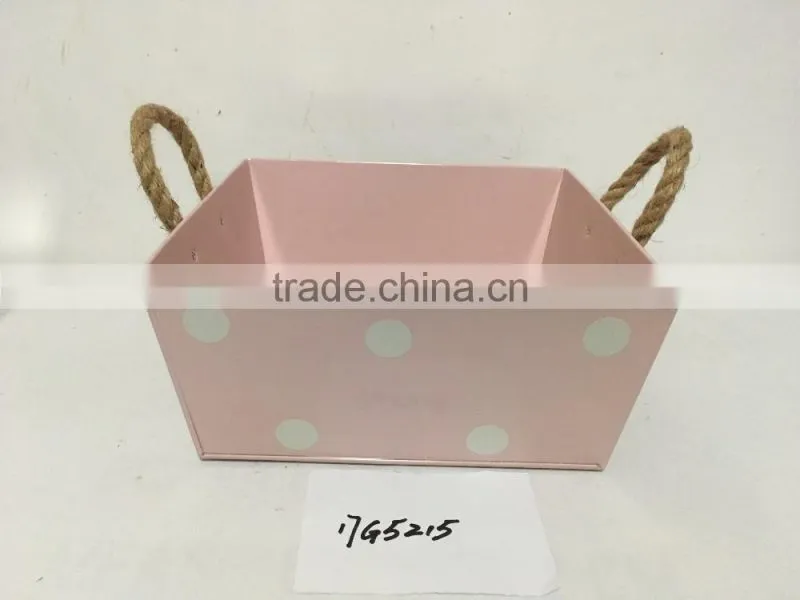 china best sellers home garden colorful iron metal hanging plant flower pot and metal planters