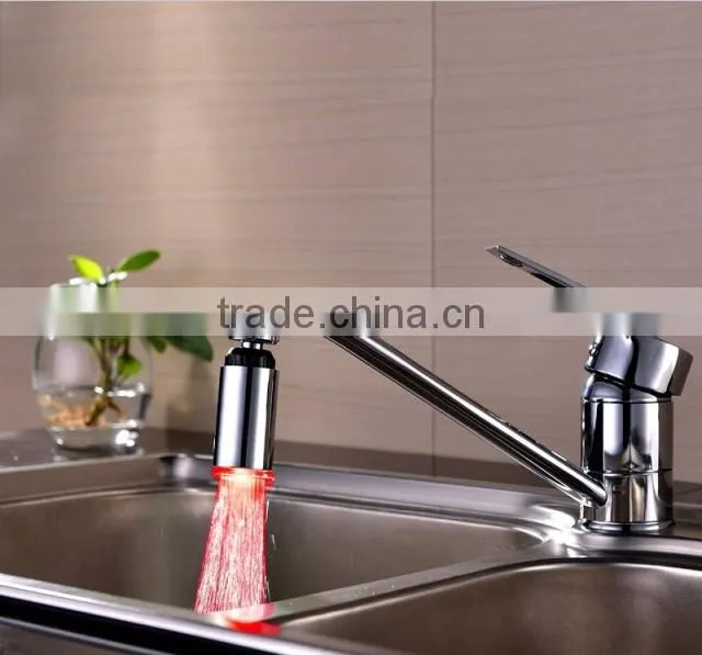 Innovative Glow Temperature Sensor LED Water Stream Temperature Control Faucet Tap 3 Colors