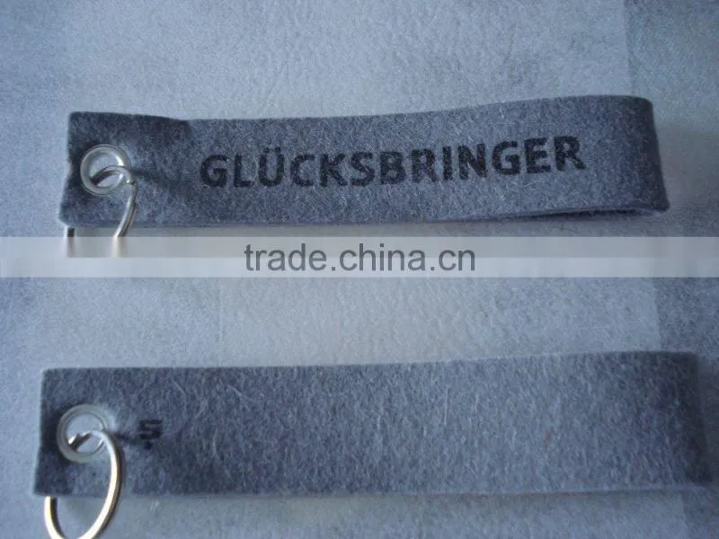 Customed wool felt key chain
