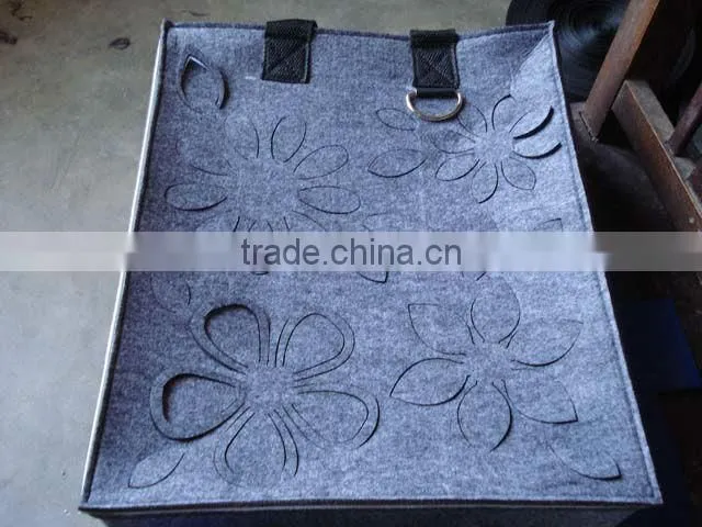 Antistatic polyester felt filter bag