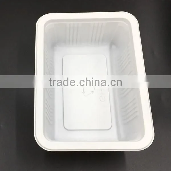 2016 China good quality plastic food compartment tray for lunch/dinner