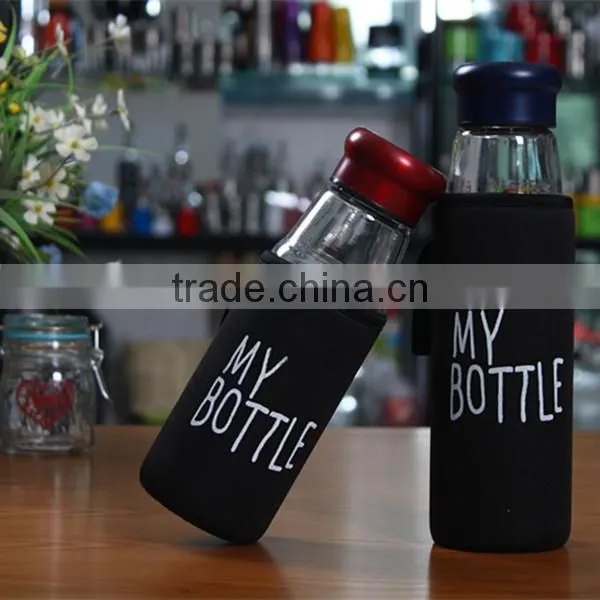 classic portable sports glass bottles