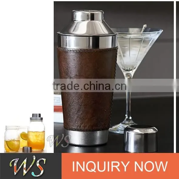 WS-CS128 stainless steel cocktail martini bar shaker