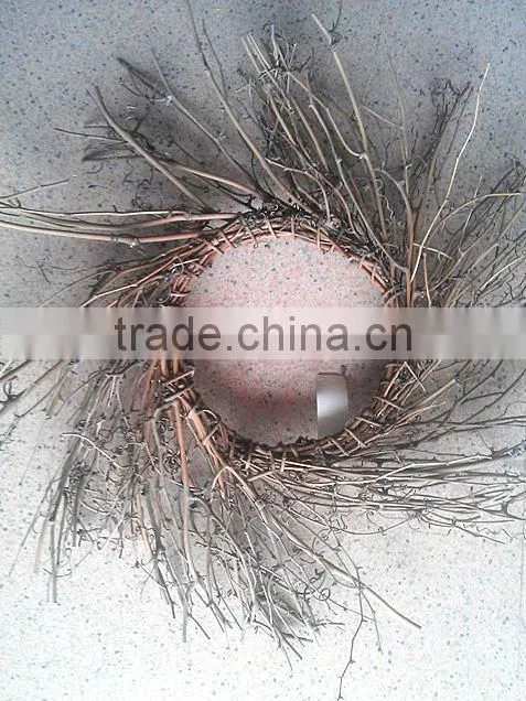 RH-YF50 weaving round Christmas natural ornament hanging wreath