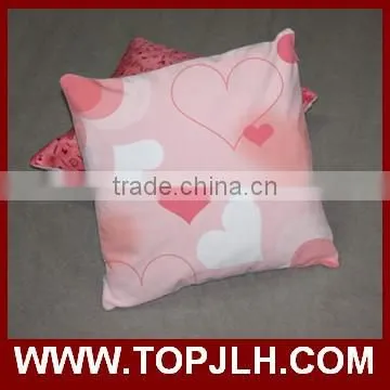 2017 hot wholesale sublimation logo printed pillow covers