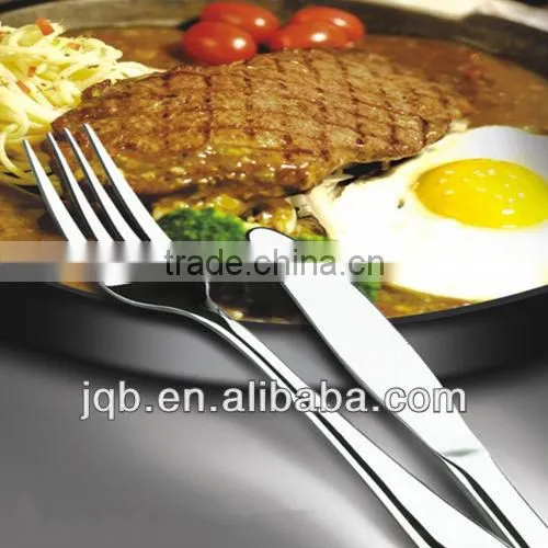 High quality star hotel grade stainless steel catering utensils spoon fork knife