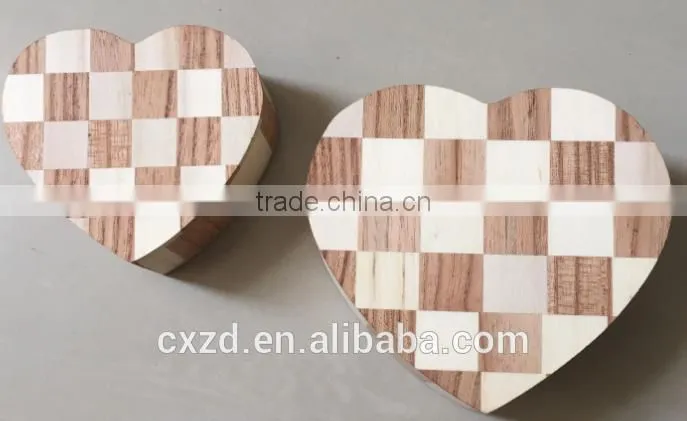 2016 fashionable customized wooden jewel case