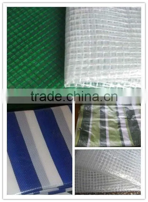 PE Tarpaulin, Waterproof, with or without UV-proof, 60 to 360g Weight, Various Colors Available