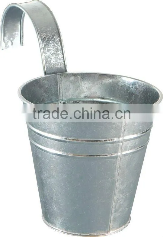 Metal Planters Set metal flower pot set with tray for home decor