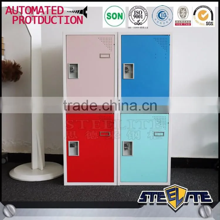 Mini metal locker steel clothes cupboard design
