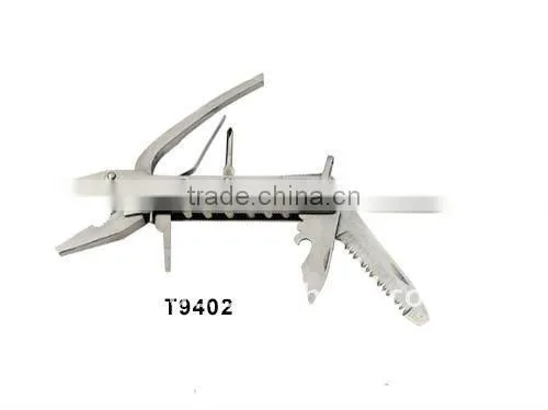2014 new Stainless steel multi wrench/multi tools,multifunctional tools pocket tool T9402