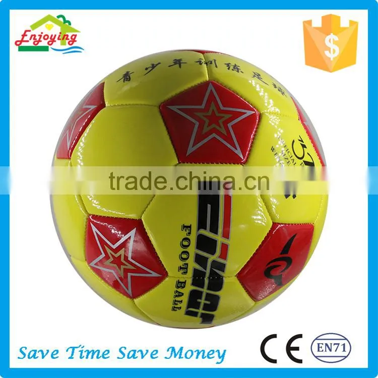 Bright Colored Shiny Normal Size Indoor Outdoor Futsal Ball Soccer Ball