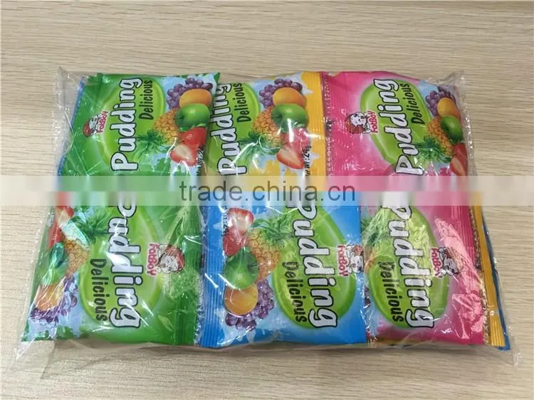 Delicious Fruit Flavors Pudding Mini Jelly Candy