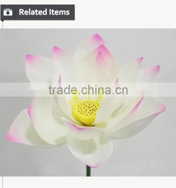 Best selling items artificial lotus flowers for wedding decoration