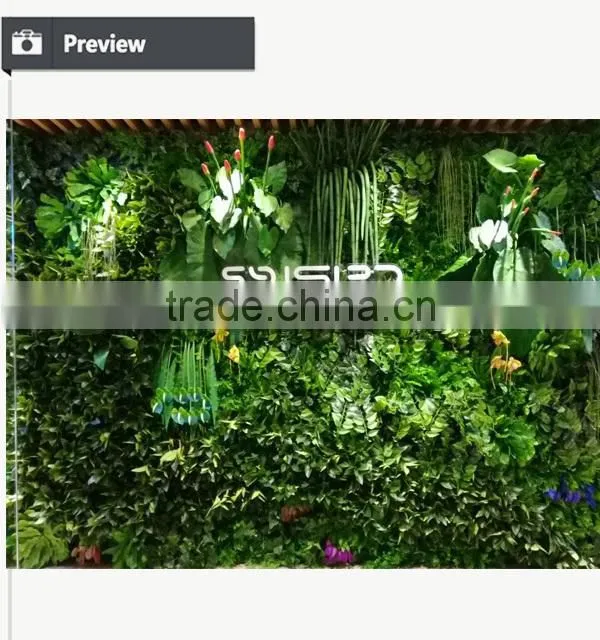 Indoor plastic plant walls artificial green wall artificial plant walls