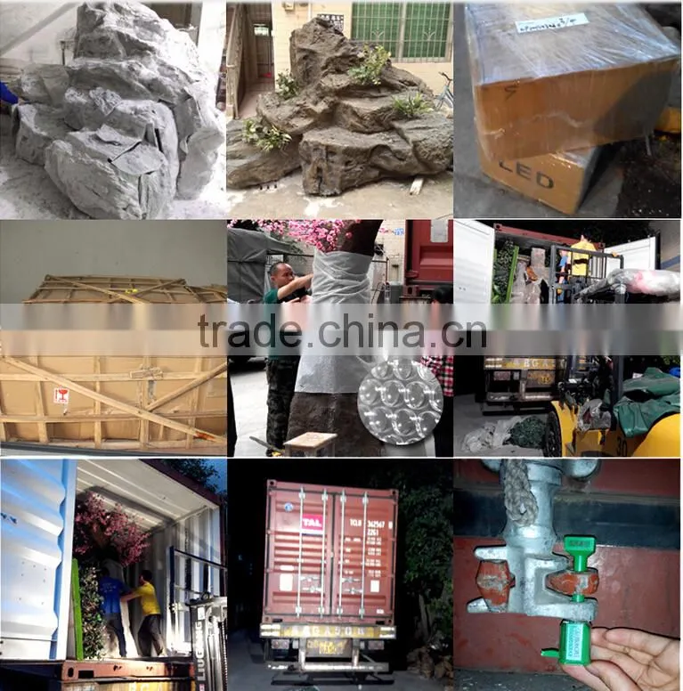Can be customized fountain garden decorative landscape stone waterfall solar fountain