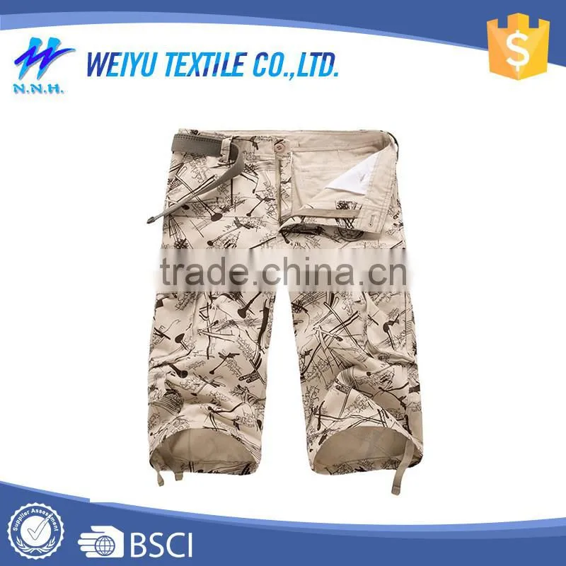 Customized Mens fashion Summer cotton Cargo Shorts