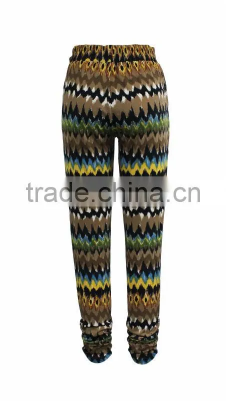 Hot sale fashion design best price high quality ladies slim fit new style harem pants