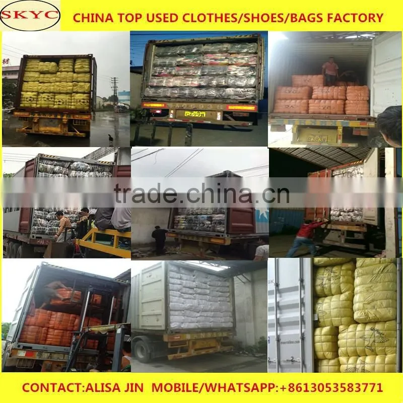 Togo wholesale used handbags leather used bags in bales, fairly used clothes shoes bags for African market