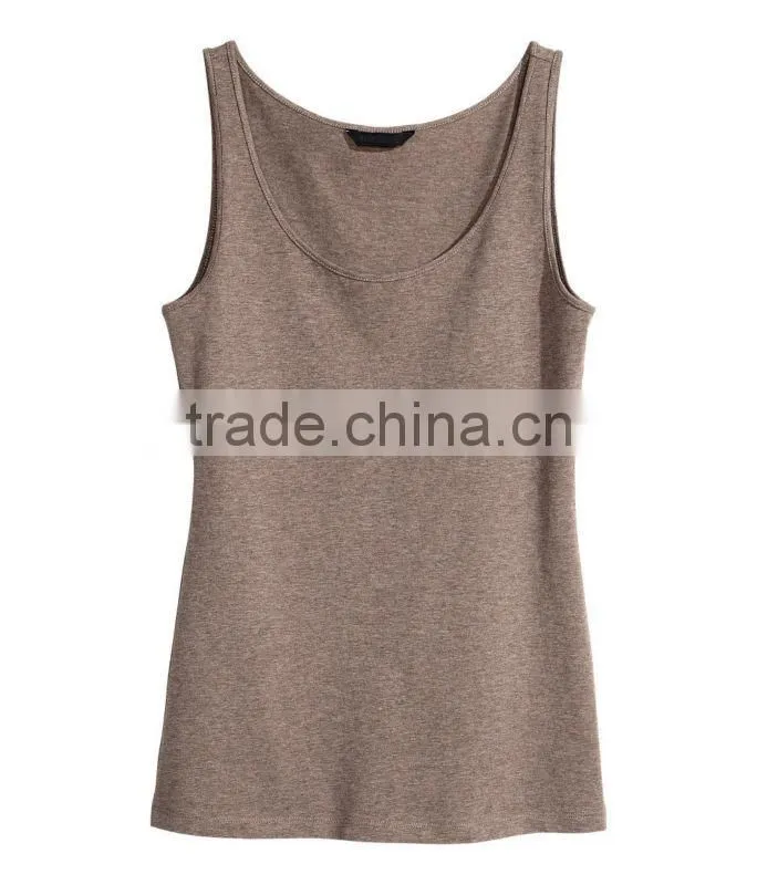 Soft Stretch Jersey Basic Vest Top