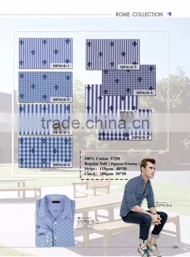 classic fashion design men's casual check shirt