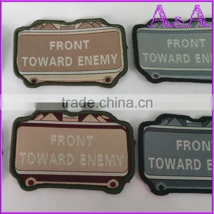 Fabric fake designer labels for clothing