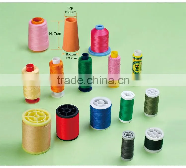 China supplier of 100% polyester sewing thread small tube