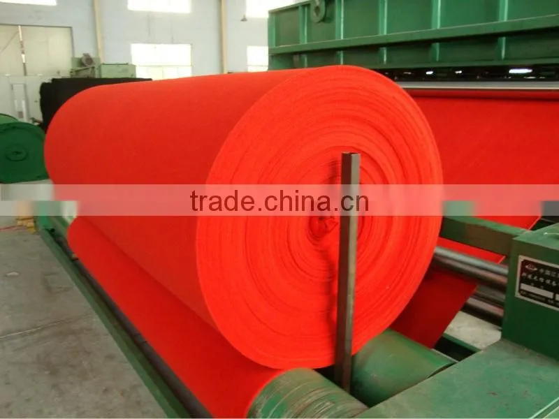 Factory custom produce the wedding red exhibition carpet