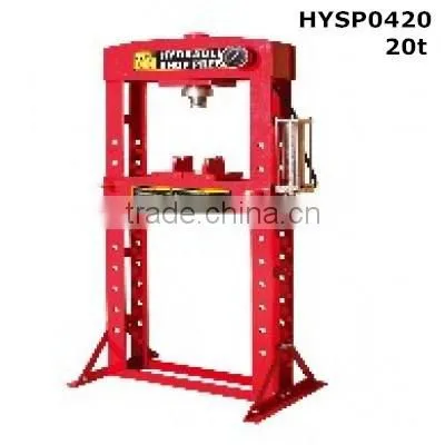 30T Pneumatic Shop Press With Gauge