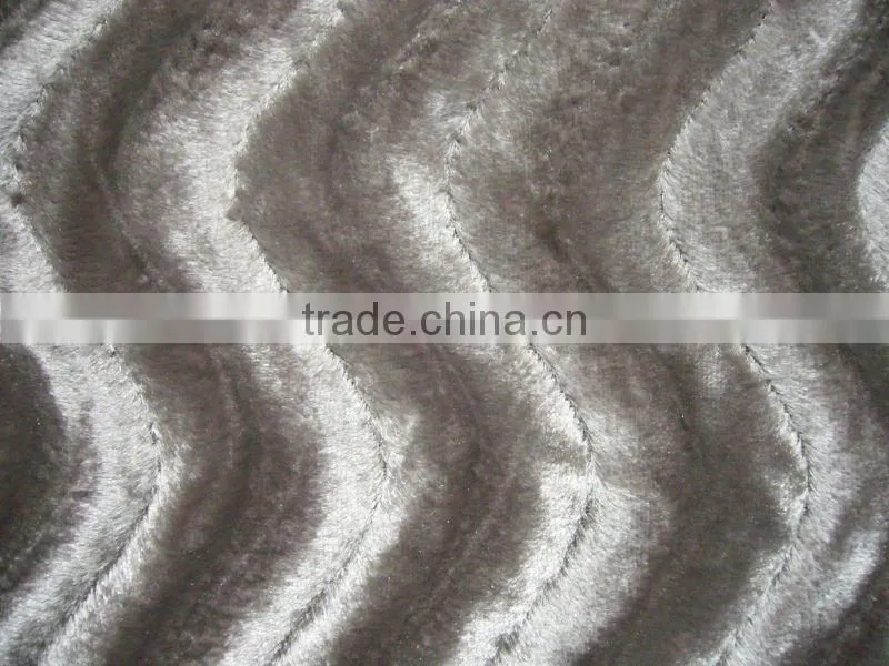 2013 New design middle east fabric,polyester tricot velvet, warp knitting velvet fabric for sofa