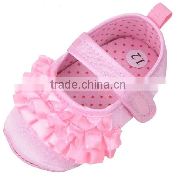 anti-slip soft sole princess baby girl shoes