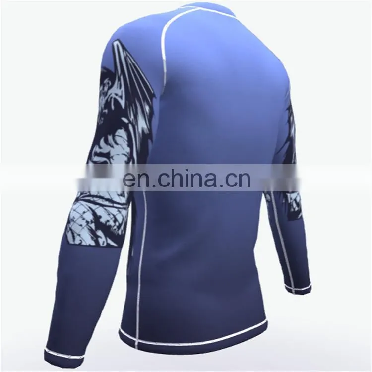 Cheap polyester sublimation rash guard