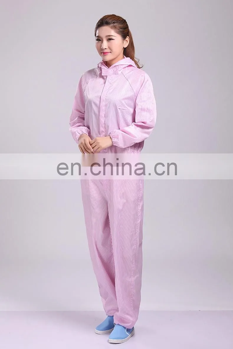 High quality cheap price Antistatic coverall cleanroom coverall ESD coverall