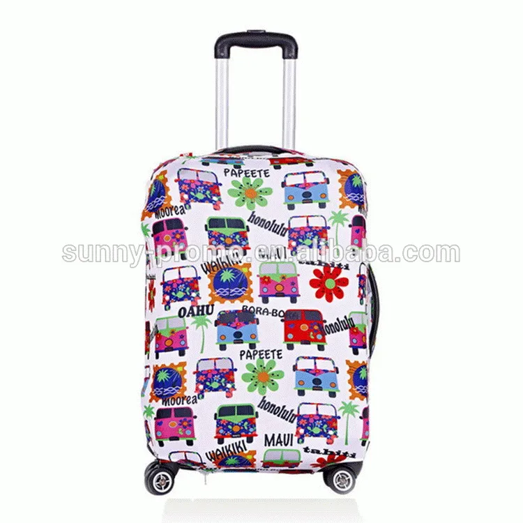 Sublimation printing shopping bag with luggage cover