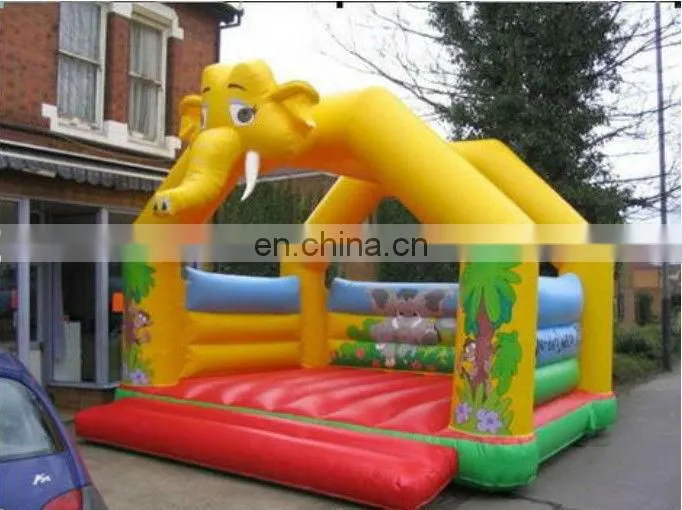 PVC Inflatable Elephant Jumping Castle PVC Bounce House