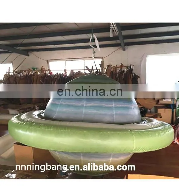 Custom outdoor decoration sgiant inflatable Saturn balloon