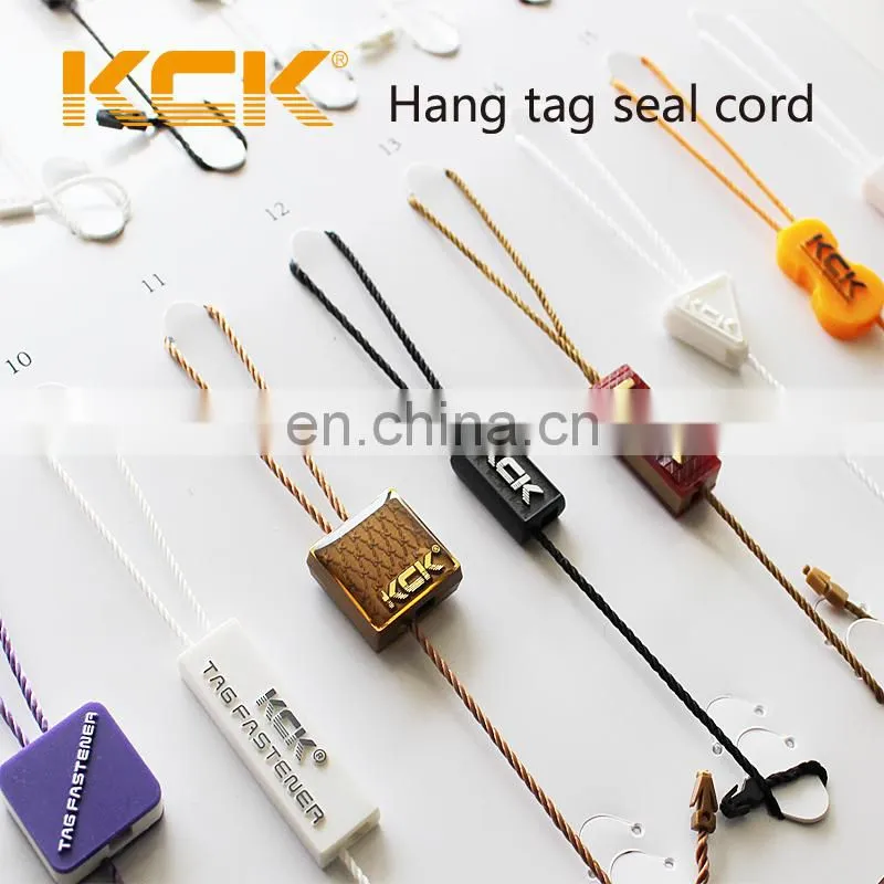 High quality Plastic Hang tag cord , Cylindrical type loop cord for tag