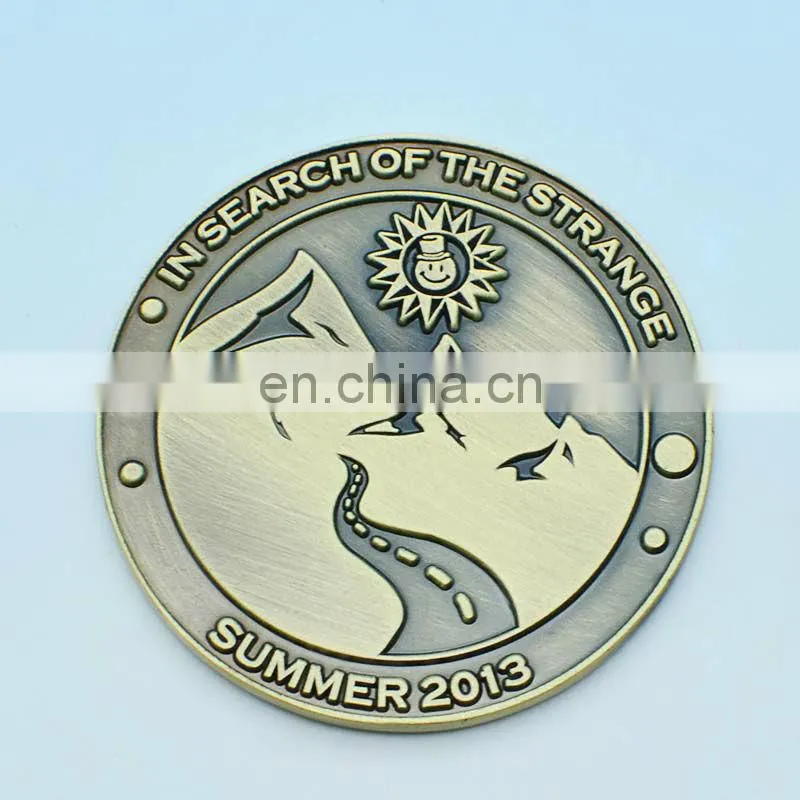 Customized deisgn coin metal brass craft
