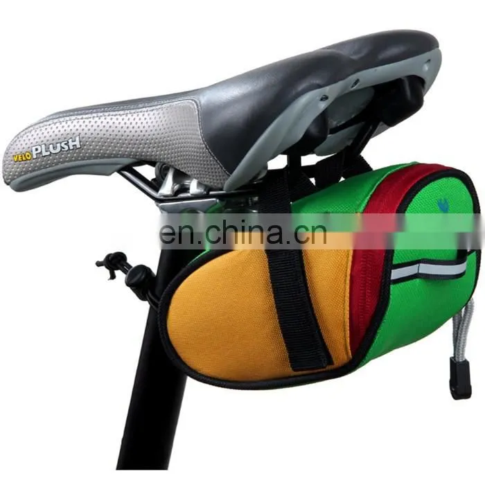 2016 New arrive Blue plastic Cycling Bicycle Bike Tail Pouch Seat Saddle Bag/bike seat bag