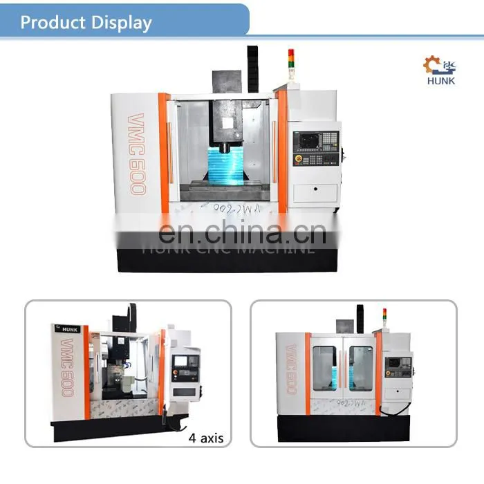 3 axis cnc vertical machining center cnc vmc 600 for sale