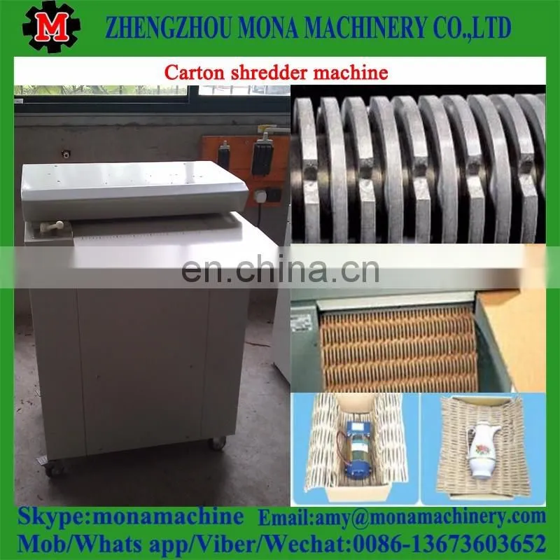 High Output Easy to Operate single shaft shredder/recycled plastic shredder