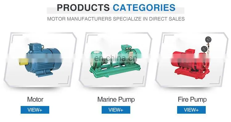 2019 New arrival 5.5kw 1440 rpm YE2 132S-4 three phase electric ac water pump motor made in China