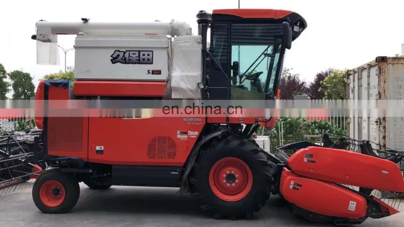Kubota 4LZ-5(PRO1108) rice combine harvester with single-direction automatic unloading of grain