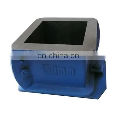 Two Part 100mm 150mm 150x150x150 Cube Plastic Cast iron Test Mould for Concrete Test