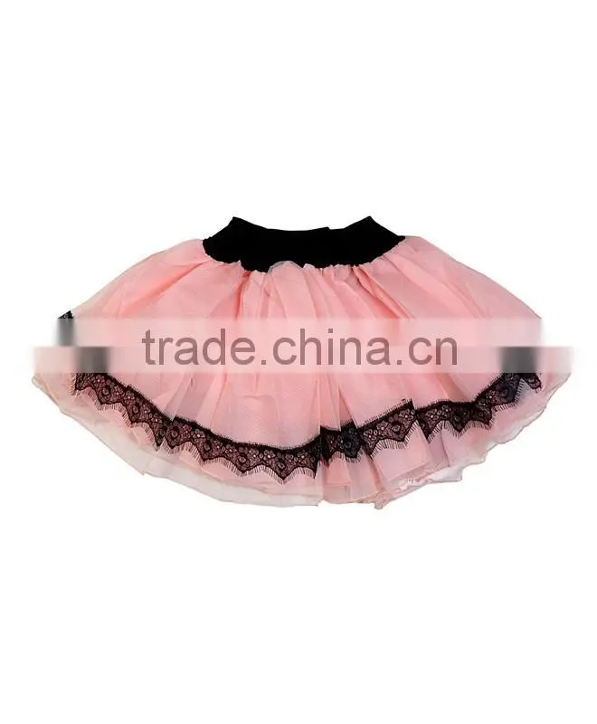 Wholesale clothing baby china 2016 party princess lace trim tutu skirt