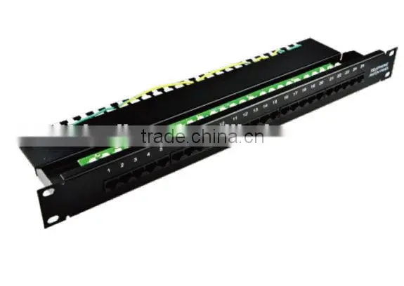 inside FTTH 25 port voice patch panel