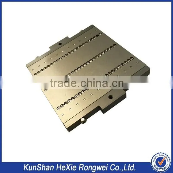 Perforated aluminum cnc precision machining milling parts with coalor anodized