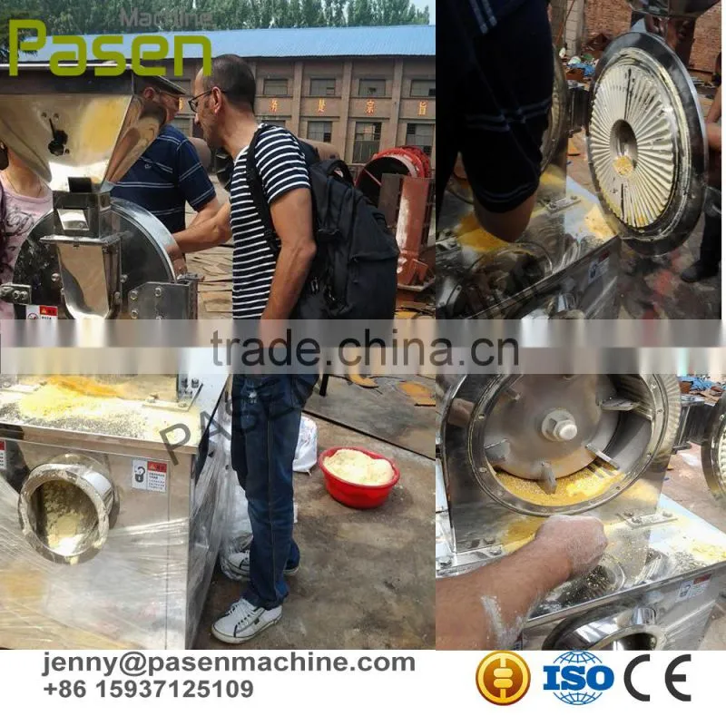 New Style Adjustable Oil Seed Stainless Steel Electric Wheat Flour Milling Machine