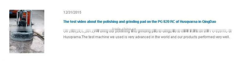 Concrete Floor Grinders With Concrete Pad