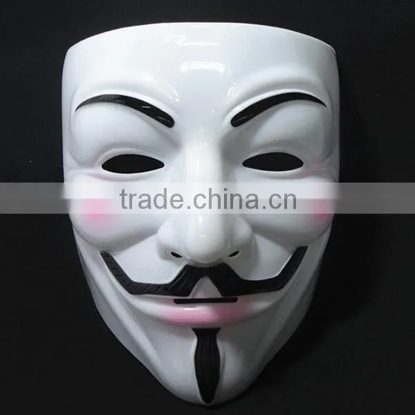 Mix colour Anonymous Costume Masquerade Mask/V for Vendetta Mask Guy Fawkes Anonymous fancy Cosplay costume GDS-AM-003/1